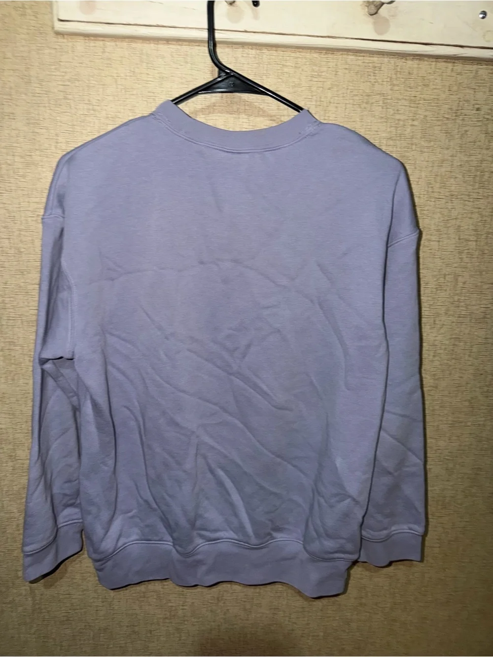 Nike Purple Crewneck Sweatshirt with Yellow Logo
